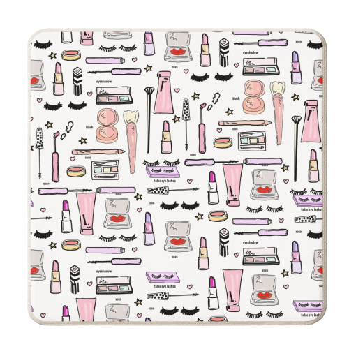 Cosmetic Love - personalised beer coaster by Mukta Lata Barua