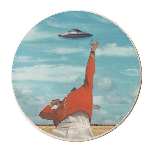 Cosmic Serve - personalised beer coaster by OhMC! Designs