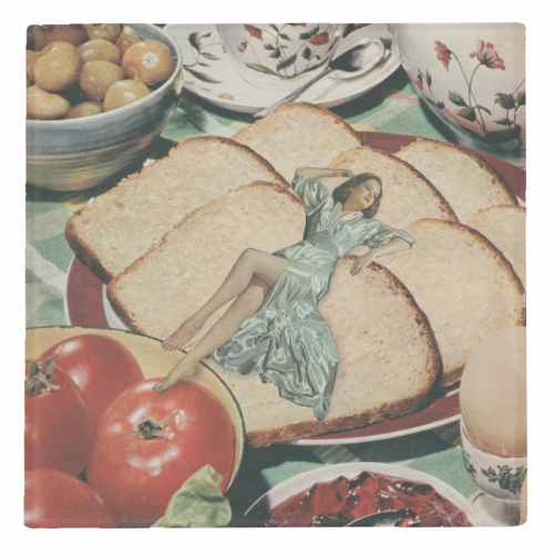 Cottage core Wall Art - personalised beer coaster by OhMC! Designs