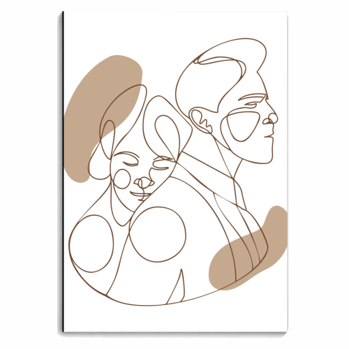 couple hug - personalised A4, A5, A6 notebook by Anastasios Konstantinidis