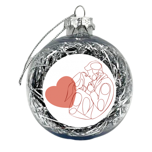 couple in love - xmas bauble by Anastasios Konstantinidis