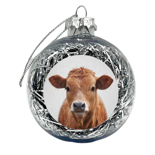 Cow - xmas bauble by Gal Design