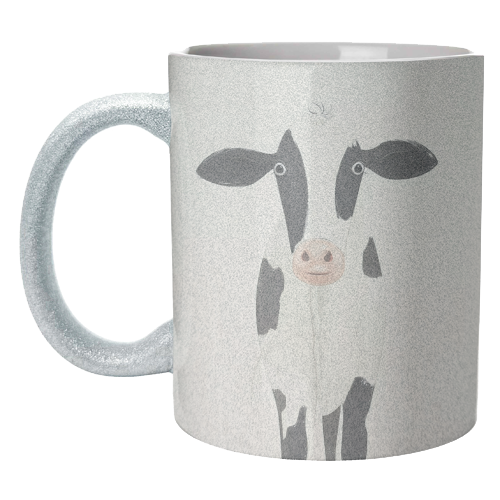 Cow illustration - unique mug by haris kavalla