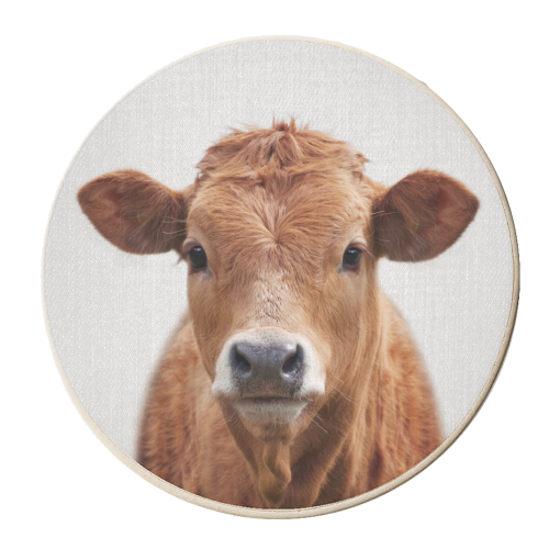 Cow - personalised beer coaster by Gal Design