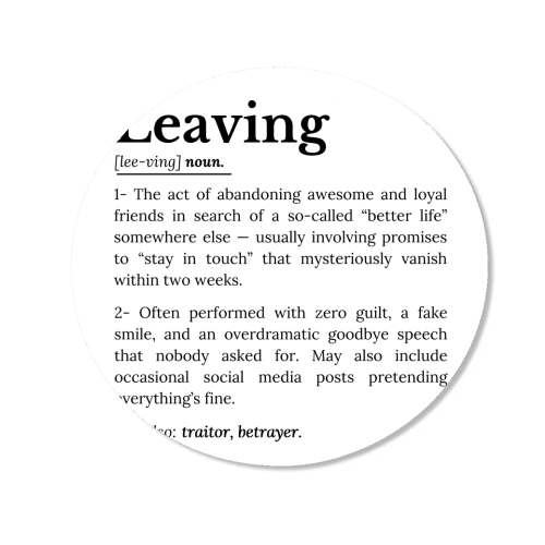 Coworker Leaving: Office Farewell Humor - Magnet by timsal shol