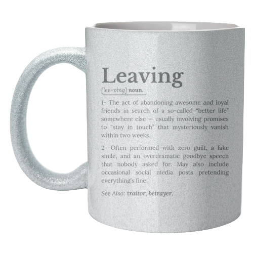 Coworker Leaving: Office Farewell Humor - unique mug by timsal shol