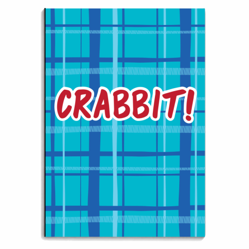 Crabbit! - personalised A4, A5, A6 notebook by The Boy and the Bear