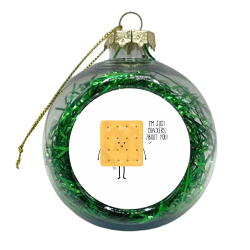 Crackers About You - xmas bauble by Leeann Walker