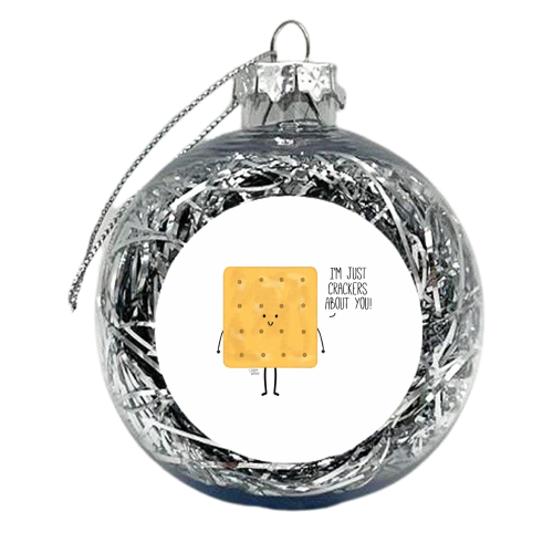 Crackers About You - xmas bauble by Leeann Walker