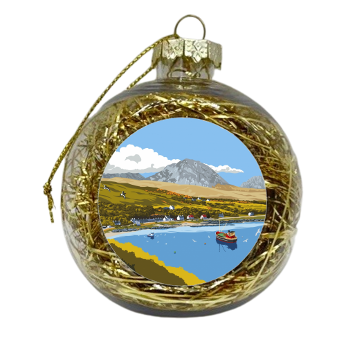 Craighouse, Isle of Jura - xmas bauble by Stephen Millership