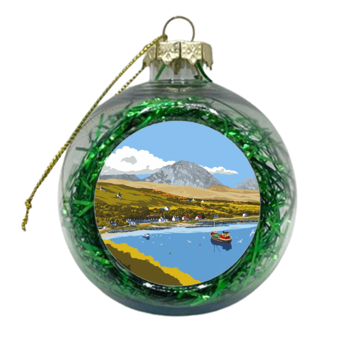 Craighouse, Isle of Jura - xmas bauble by Stephen Millership