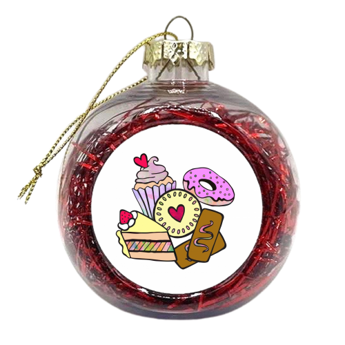 Crazy Cake - xmas bauble by Cassie Swindlehurst