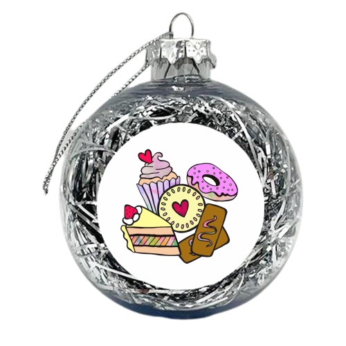 Crazy Cake - xmas bauble by Cassie Swindlehurst