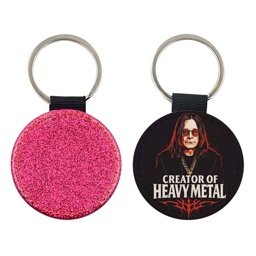 Creator of Heavy Metal - keyring by Ms Doodle