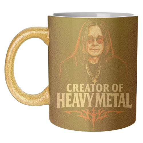 Creator of Heavy Metal - unique mug by Ms Doodle