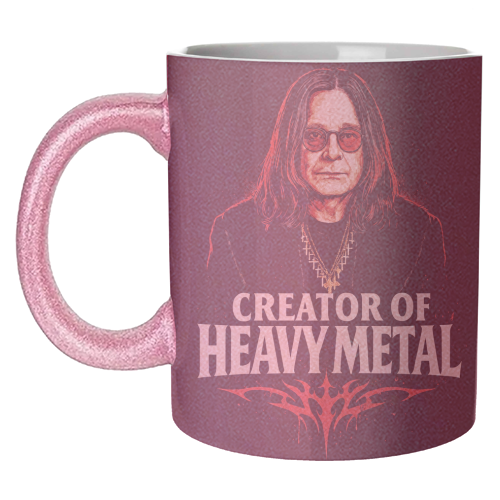 Creator of Heavy Metal - unique mug by Ms Doodle