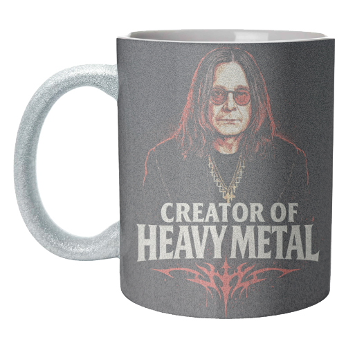 Creator of Heavy Metal - unique mug by Ms Doodle