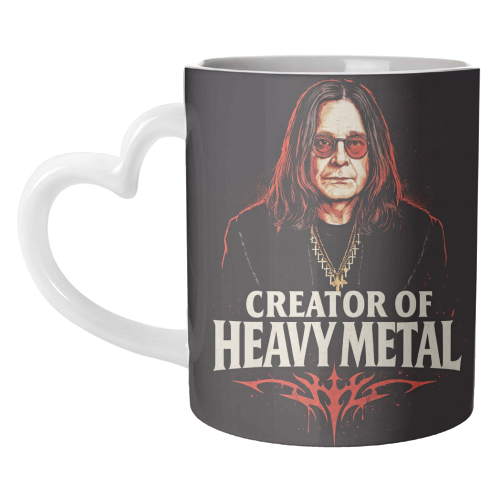 Creator of Heavy Metal - unique mug by Ms Doodle
