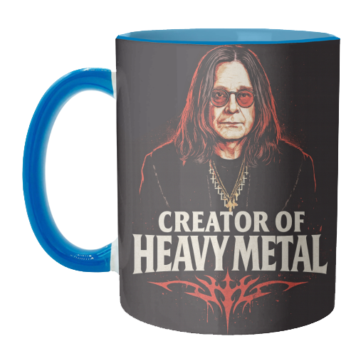 Creator of Heavy Metal - unique mug by Ms Doodle