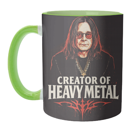 Creator of Heavy Metal - unique mug by Ms Doodle