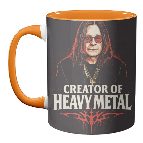 Creator of Heavy Metal - unique mug by Ms Doodle
