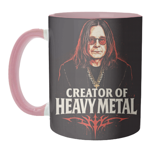 Creator of Heavy Metal - unique mug by Ms Doodle