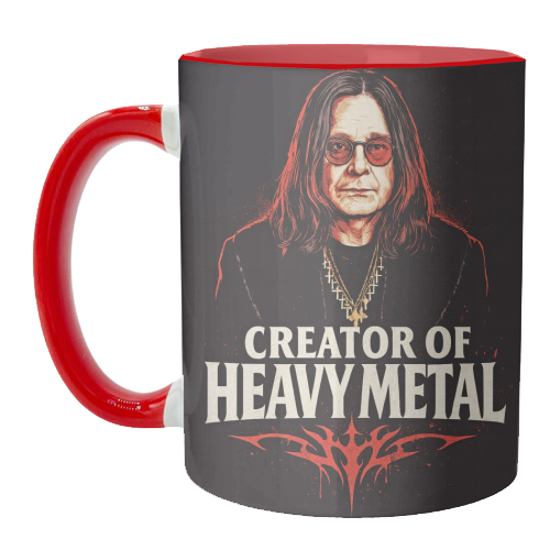 Creator of Heavy Metal - unique mug by Ms Doodle