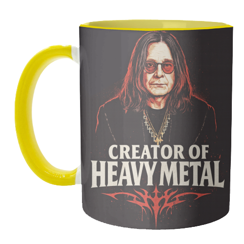 Creator of Heavy Metal - unique mug by Ms Doodle