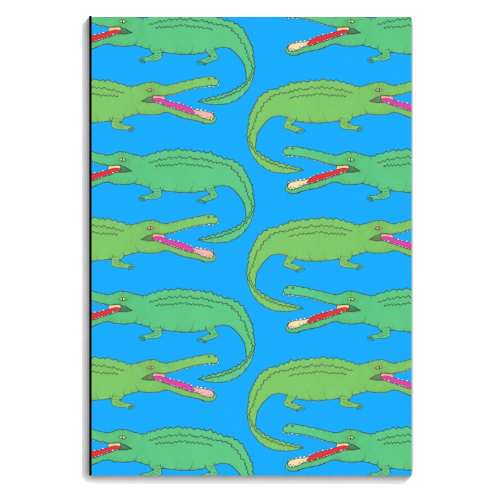 Crocodile - personalised A4, A5, A6 notebook by Yazmin Brooks