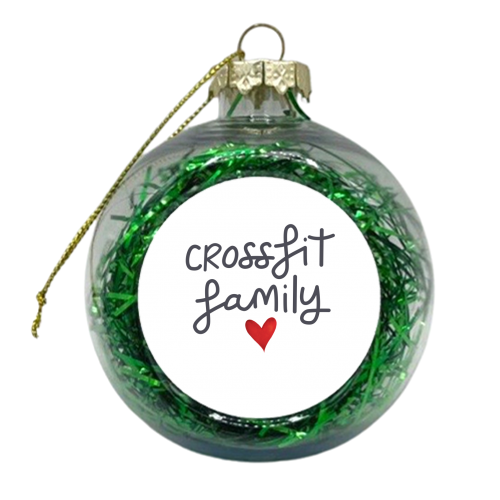 Crossfit family - xmas bauble by The Boy and the Bear