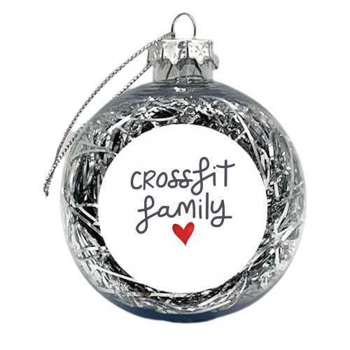 Crossfit family - xmas bauble by The Boy and the Bear