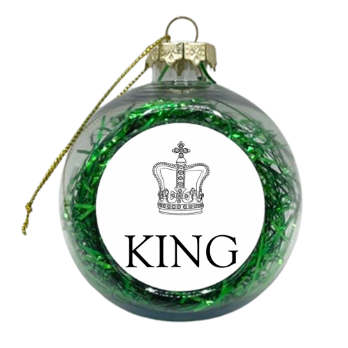 Crown King - xmas bauble by Adam Regester