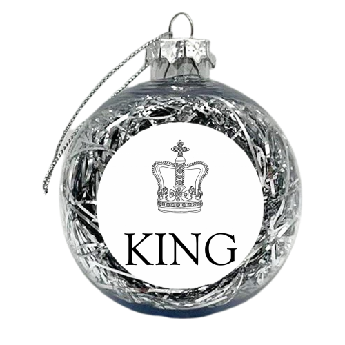 Crown King - xmas bauble by Adam Regester