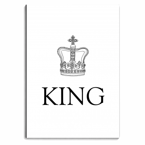 Crown King - personalised A4, A5, A6 notebook by Adam Regester