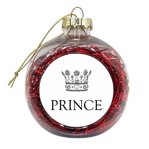 Crown Prince - xmas bauble by Adam Regester