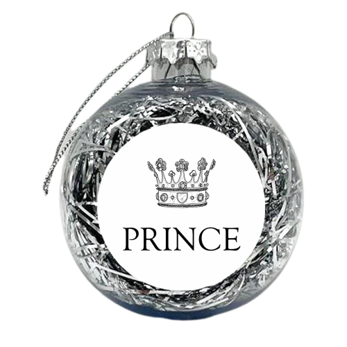 Crown Prince - xmas bauble by Adam Regester