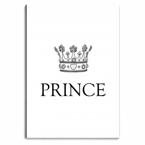 Crown Prince - personalised A4, A5, A6 notebook by Adam Regester