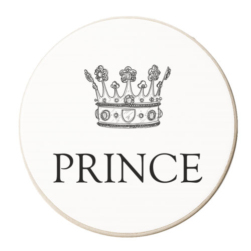 Crown Prince - personalised beer coaster by Adam Regester