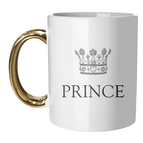 Crown Prince - unique mug by Adam Regester
