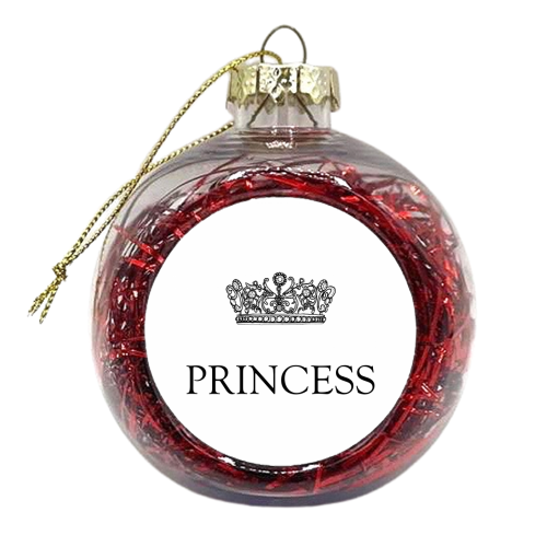 Crown Princess - xmas bauble by Adam Regester
