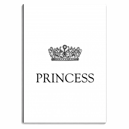 Crown Princess - personalised A4, A5, A6 notebook by Adam Regester