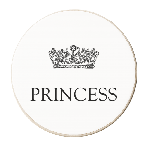 Crown Princess - personalised beer coaster by Adam Regester
