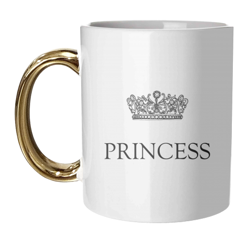 Crown Princess - unique mug by Adam Regester