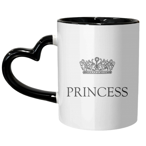 Crown Princess - unique mug by Adam Regester