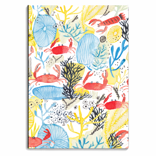 Cruising crabs - personalised A4, A5, A6 notebook by Michelle Walker