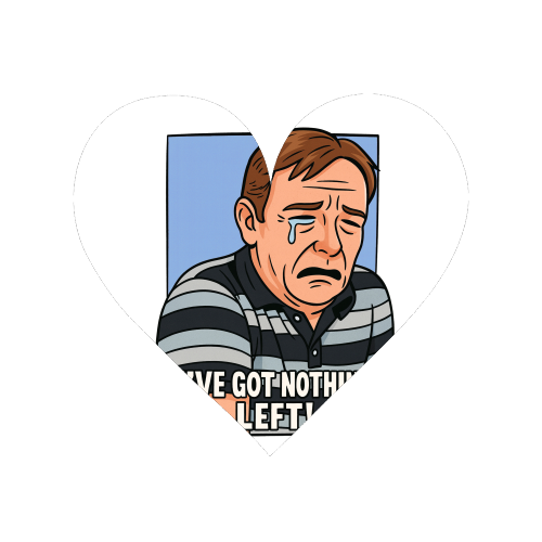 Crying Ian - Magnet by Ms Doodle