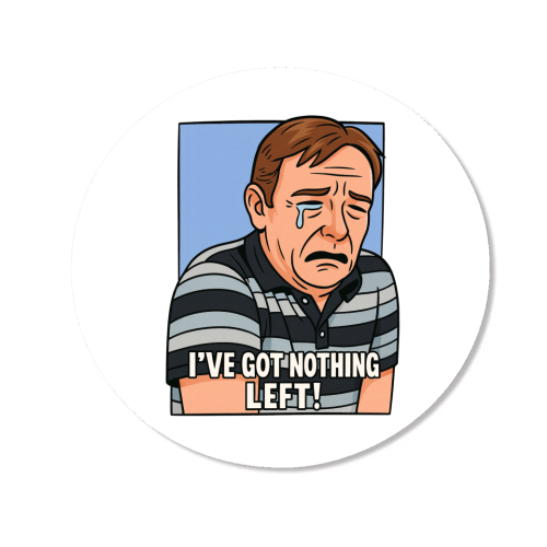 Crying Ian - Magnet by Ms Doodle