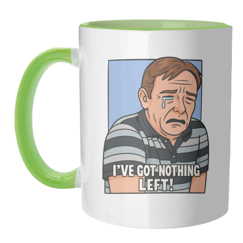 Crying Ian - unique mug by Ms Doodle