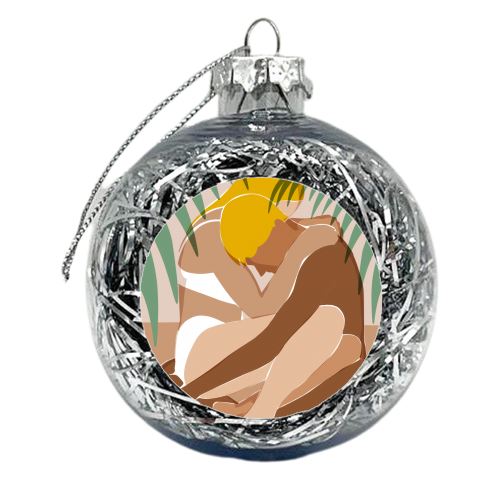 Cuddle All Day - xmas bauble by Uma Prabhakar Gokhale