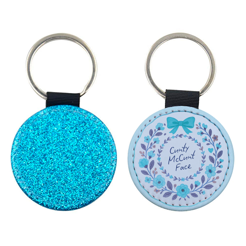 Cunty McCunt Face - keyring by Ms Doodle